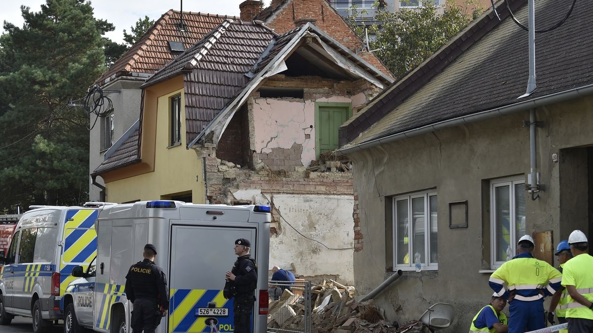 Jeden z domů v Koryčanech je po výbuchu neobyvatelný, rozhodl statik